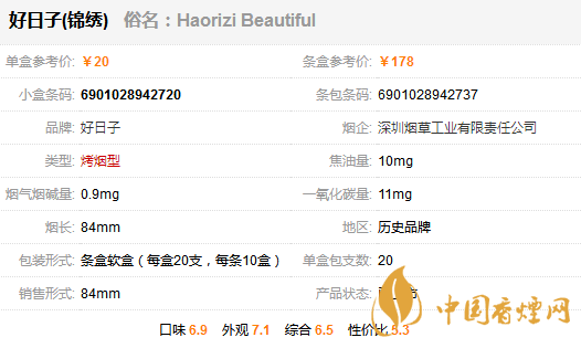 好日子錦繡煙多少錢一包 好日子錦繡香煙價(jià)格及圖片一覽