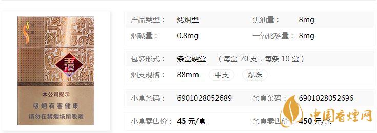 玉溪中支和諧多少錢 玉溪中支和諧香煙市場價格一覽