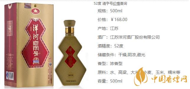 洋河系列酒價(jià)格表大全 洋河系列酒有哪些牌子